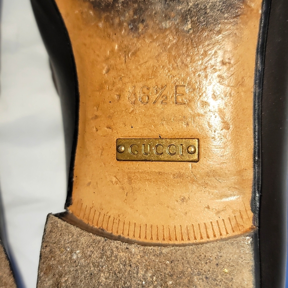 Gucci Horsebit Loafers 46 1/2 12.5 Brown - Picture 7 of 13